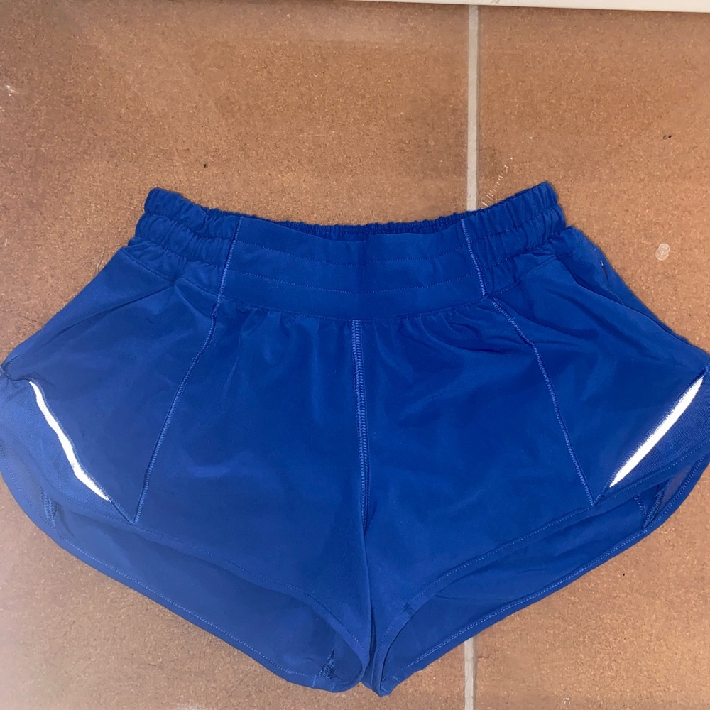 symphony blue lululemon hotty hot shorts!!